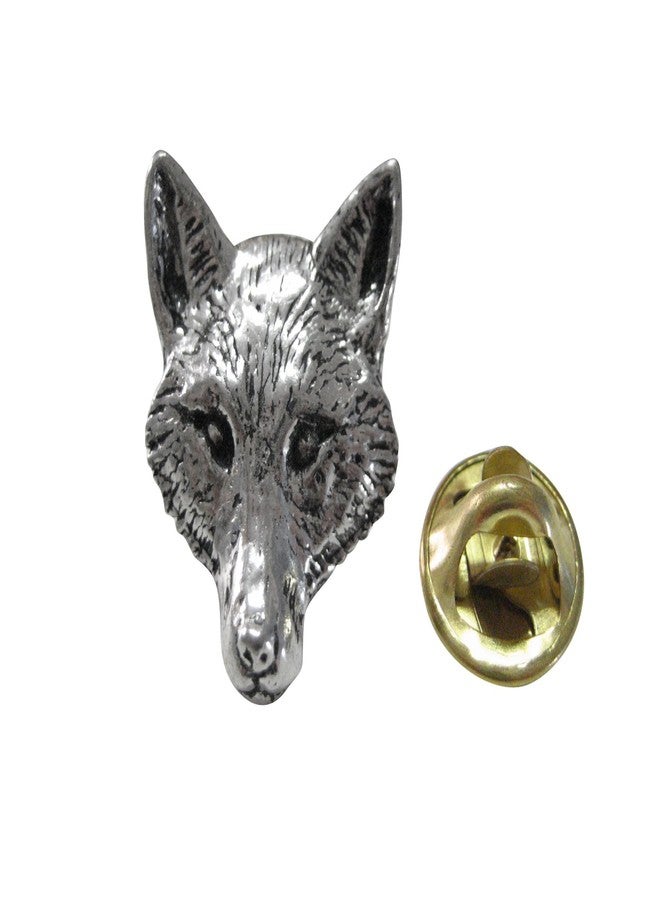 Kiola Designs Pewter Fox Head Lapel Pin